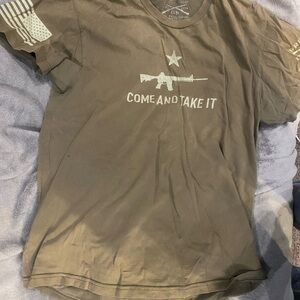 Grunt Style Come and Take It T-Shirt - Olive